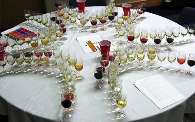 Table With Wine Glasses