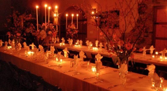 Set Tables With Candles
