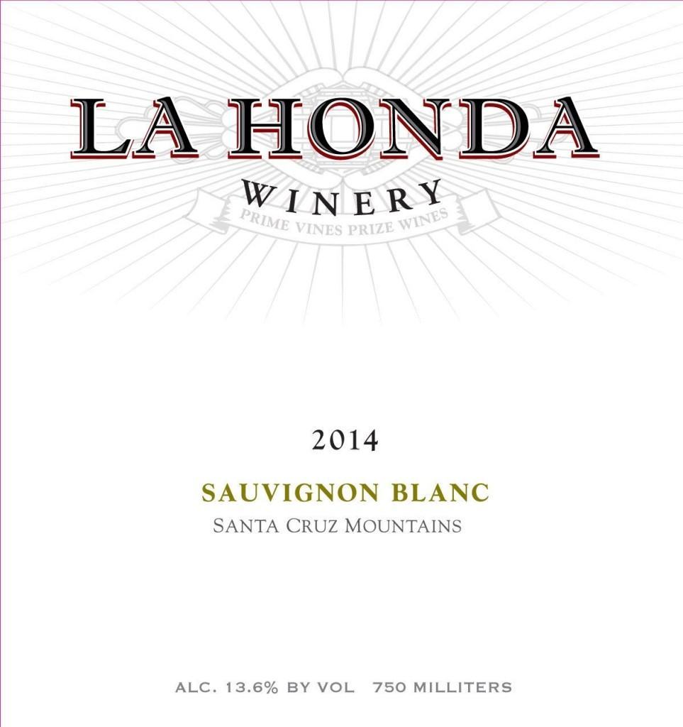 2014 Sauvignon Blanc Santa Cruz Label