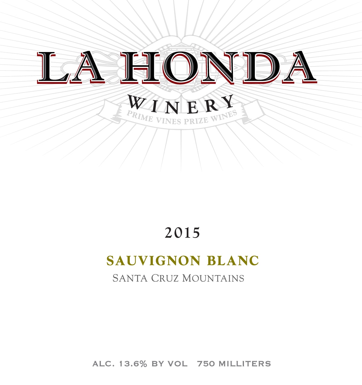 2015 Sauvignon Blanc Label