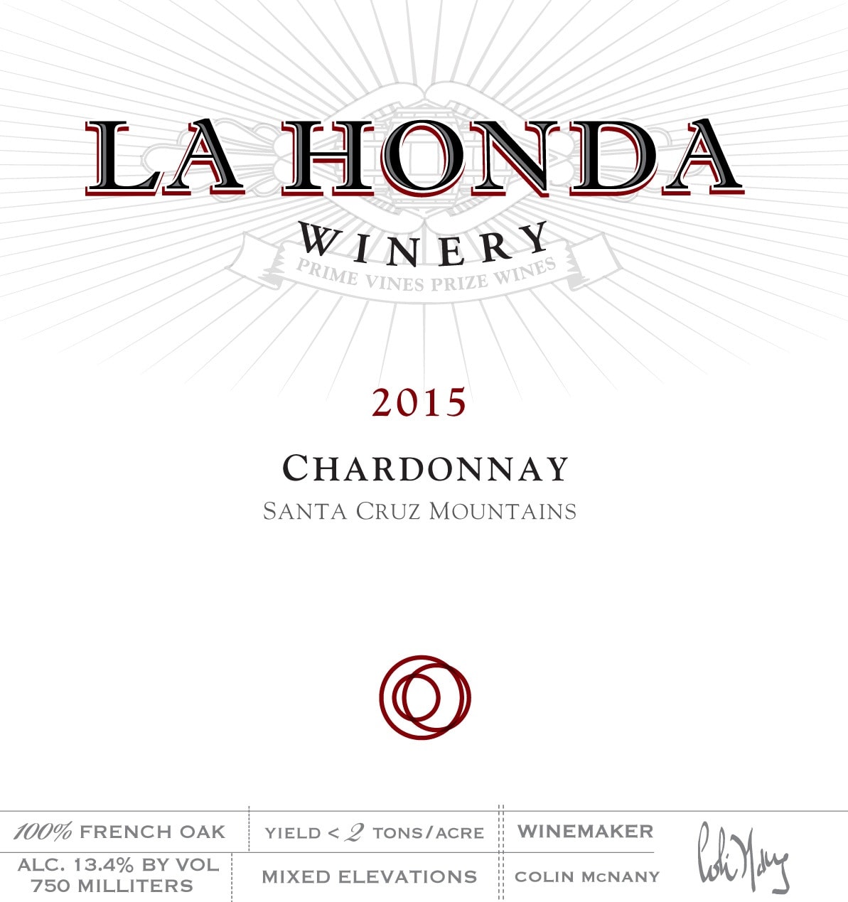 2015 Chardonnay Front