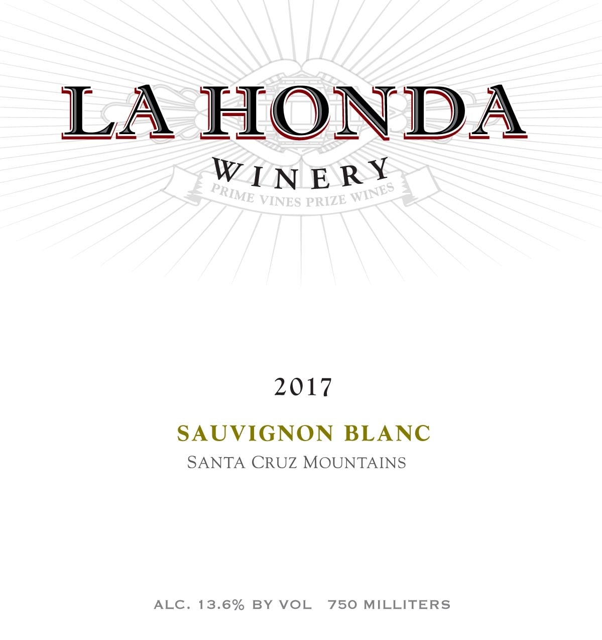 2017 Sauvignon Blanc Label