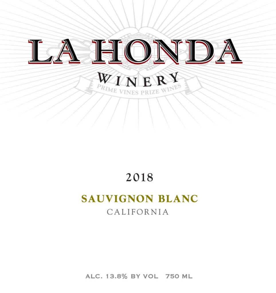 2018 Sauvignon Blanc Label