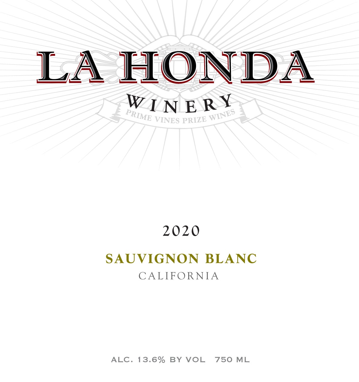 2020 Sauvignon Blanc Label